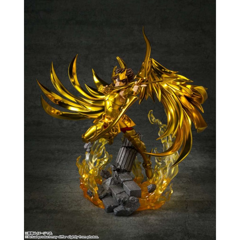 BANDAI SAINT SEIYA SAGITTARIUS SEIYA TOUCH METALLIC FIGUARTS ZERO FIGURE STATUE