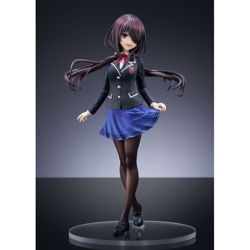 DATE A LIVE KURUMI TOKISAKI SCHOOL UNIFORM POP UP PARADE L STATUA FIGURE GOOD SMILE COMPANY