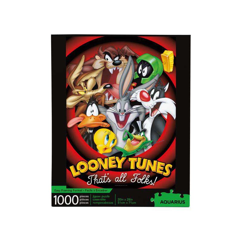 AQUARIUS ENT LOONEY TOONS 1000 PIECES JIGSAW PUZZLE