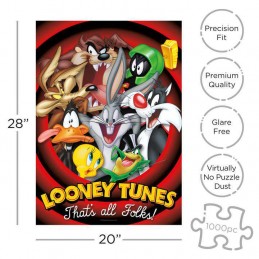 AQUARIUS ENT LOONEY TOONS 1000 PIECES JIGSAW PUZZLE