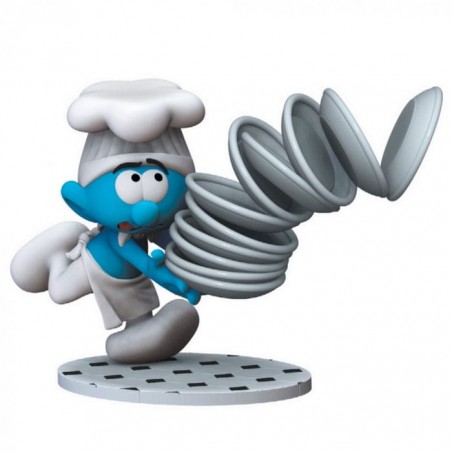 THE SMURFS PUFFI PUFFO CUOCO STATUA FIGURE