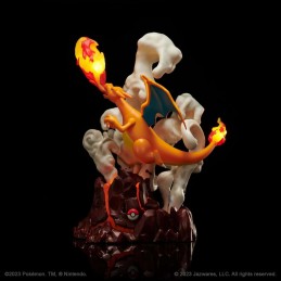 JAZWARES POKEMON SELECT CHARIZARD LIGHT FX STATUE FIGURE DIORAMA