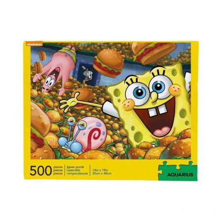 SPONGEBOB KRABBY PATTIES 500 PIECES JIGSAW PUZZLE