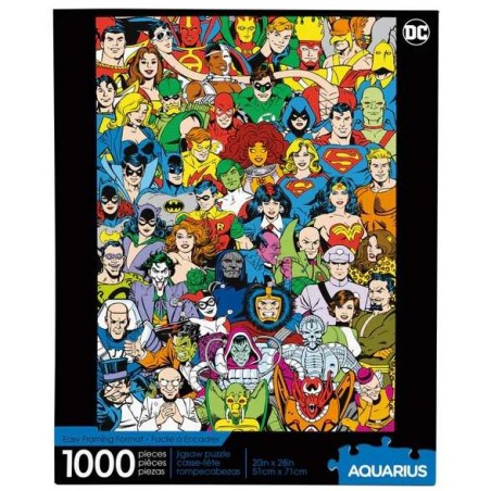 DC COMICS RETRO CAST 1000 PIECES JIGSAW PUZZLE