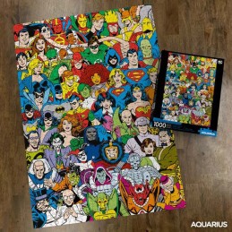 AQUARIUS ENT DC COMICS RETRO CAST 1000 PIECES JIGSAW PUZZLE