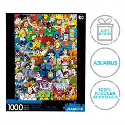 AQUARIUS ENT DC COMICS RETRO CAST 1000 PIECES JIGSAW PUZZLE