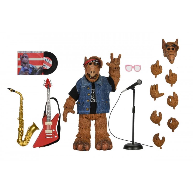 ALF BORN TO ROCK ULTIMATE ACTION FIGURE NECA