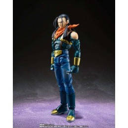 DRAGON BALL GT SUPER ANDROID 17 S.H. FIGUARTS ACTION FIGURE BANDAI