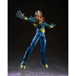 DRAGON BALL GT SUPER ANDROID 17 S.H. FIGUARTS ACTION FIGURE BANDAI