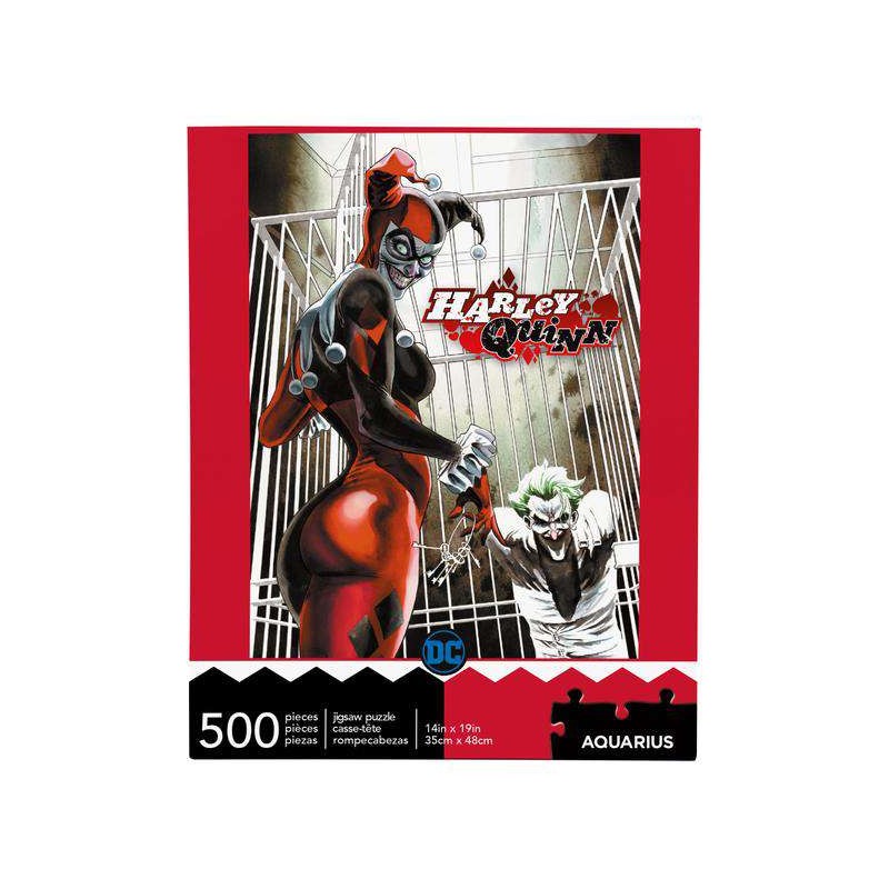 AQUARIUS ENT DC COMICS HARLEY QUINN AND JOKER 500 PIECES JIGSAW PUZZLE