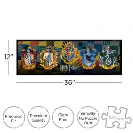 AQUARIUS ENT HARRY POTTER CRESTS 1000 PIECES JIGSAW PUZZLE