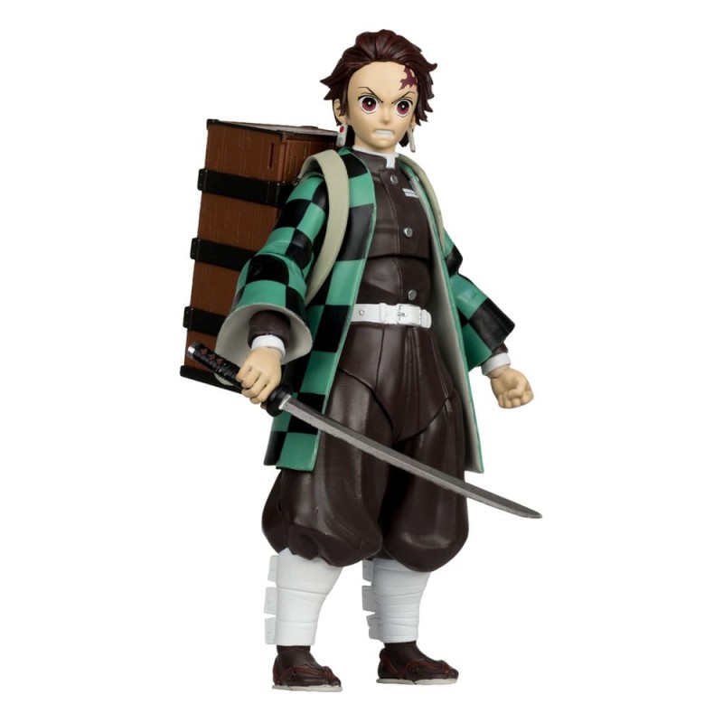 DEMON SLAYER TANJIRO KAMADO WITH NEZUKO BOX 18CM ACTION FIGURE MC FARLANE