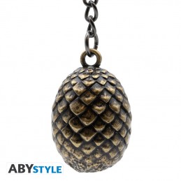 ABYSTYLE HOUSE OF THE DRAGON EGG METAL KEYCHAIN