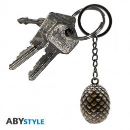 ABYSTYLE HOUSE OF THE DRAGON EGG METAL KEYCHAIN