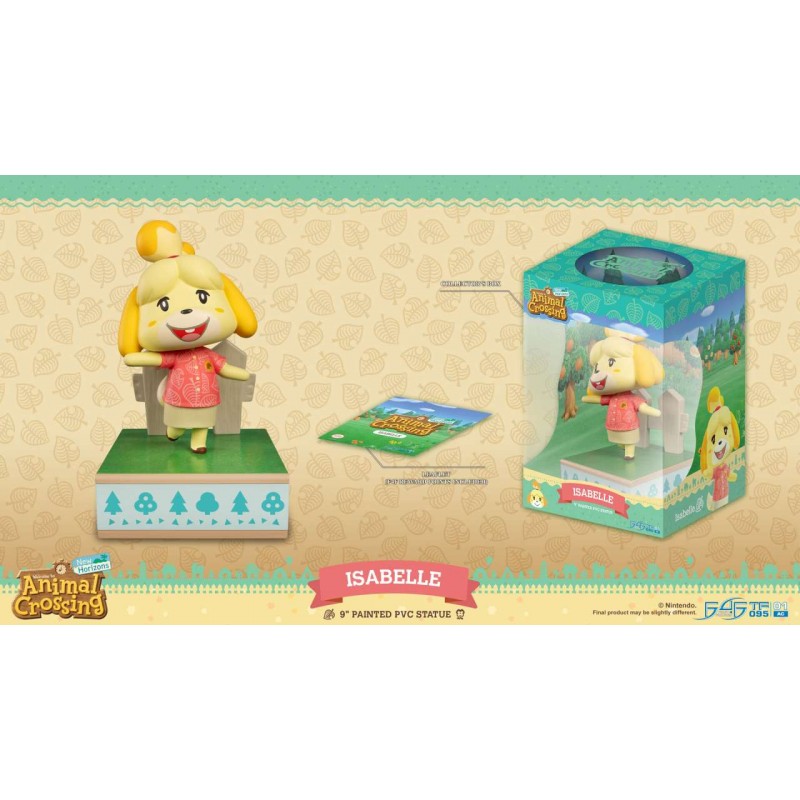 ANIMAL CROSSING NEW HORIZON ISABELLE STATUA FIGURE FIRST4FIGURES