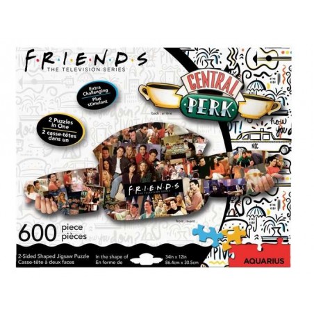 FRIENDS 2 SIDED SHAPED 600 PIECES JIGSAW PUZZLE