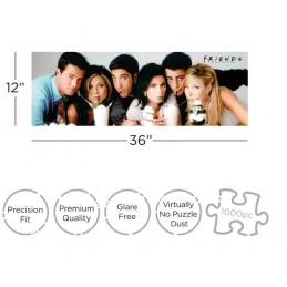 AQUARIUS ENT FRIENDS MILKSHAKES 1000 PIECES JIGSAW PUZZLE