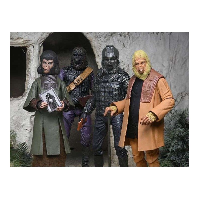 NECA PLANET OF THE APES SET 4X ACTION FIGURES