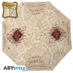 ABYSTYLE HARRY POTTER MARAUDER'S MAP CHANGE COLOR UMBRELLA