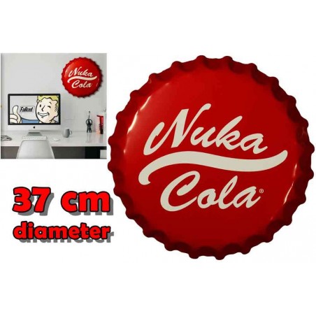 FALLOUT NUKA COLA BOTTLE CAP TIN SIGN