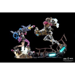 LEAGUE OF LEGENDS JINX AND VI 1/6 STATUA FIGURE WITH LED LIGHT PURE ARTS