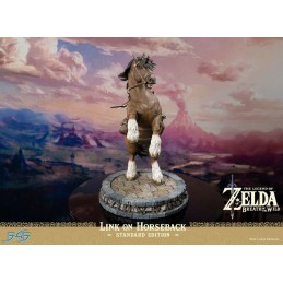 THE LEGEND OF ZELDA BREATH OF THE WILD LINK IN HORSEBACK STATUA FIGURE FIRST4FIGURES