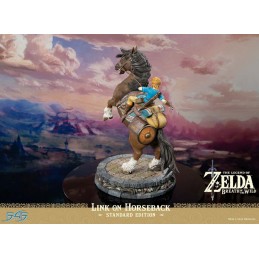 THE LEGEND OF ZELDA BREATH OF THE WILD LINK IN HORSEBACK STATUA FIGURE FIRST4FIGURES