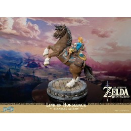 THE LEGEND OF ZELDA BREATH OF THE WILD LINK IN HORSEBACK STATUA FIGURE FIRST4FIGURES