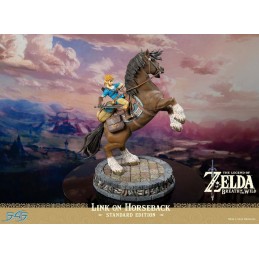 THE LEGEND OF ZELDA BREATH OF THE WILD LINK IN HORSEBACK STATUA FIGURE FIRST4FIGURES