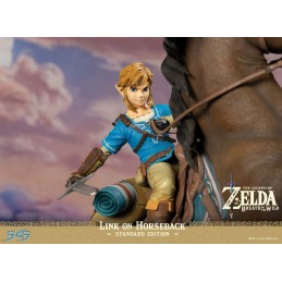 THE LEGEND OF ZELDA BREATH OF THE WILD LINK IN HORSEBACK STATUA FIGURE FIRST4FIGURES