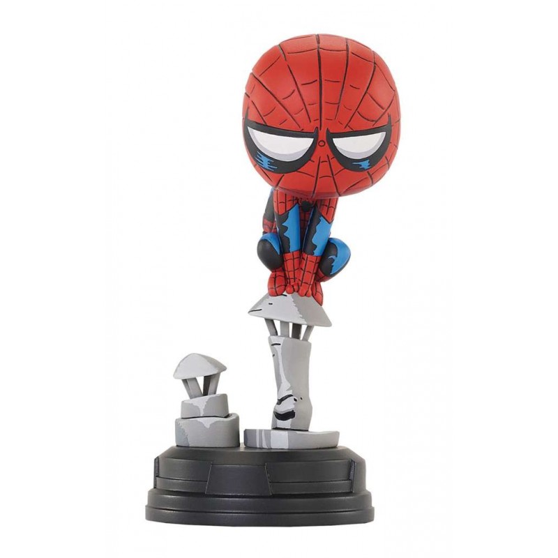 MARVEL ANIMATED SPIDER-MAN ON CHIMNEY FIGURE STATUA DIAMOND SELECT