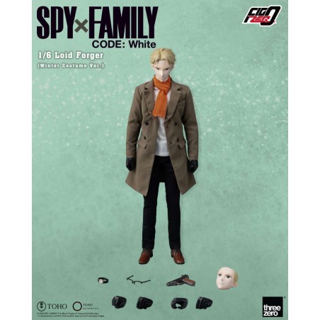 SPY X FAMILY CODE WHITE LOID FORGER WINTER COSTUME FIGZERO ACTION FIGURE