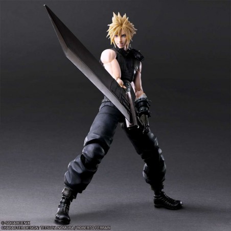 FINAL FANTASY 7 REBIRTH CLOUD STRIFE PLAY ARTS KAI ACTION FIGURE