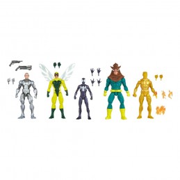 MARVEL LEGENDS SPIDER-MAN - SILVERMANE - HUMAN FLY - MOLTEN MAN - RAZORBACK ACTION FIGURES HASBRO