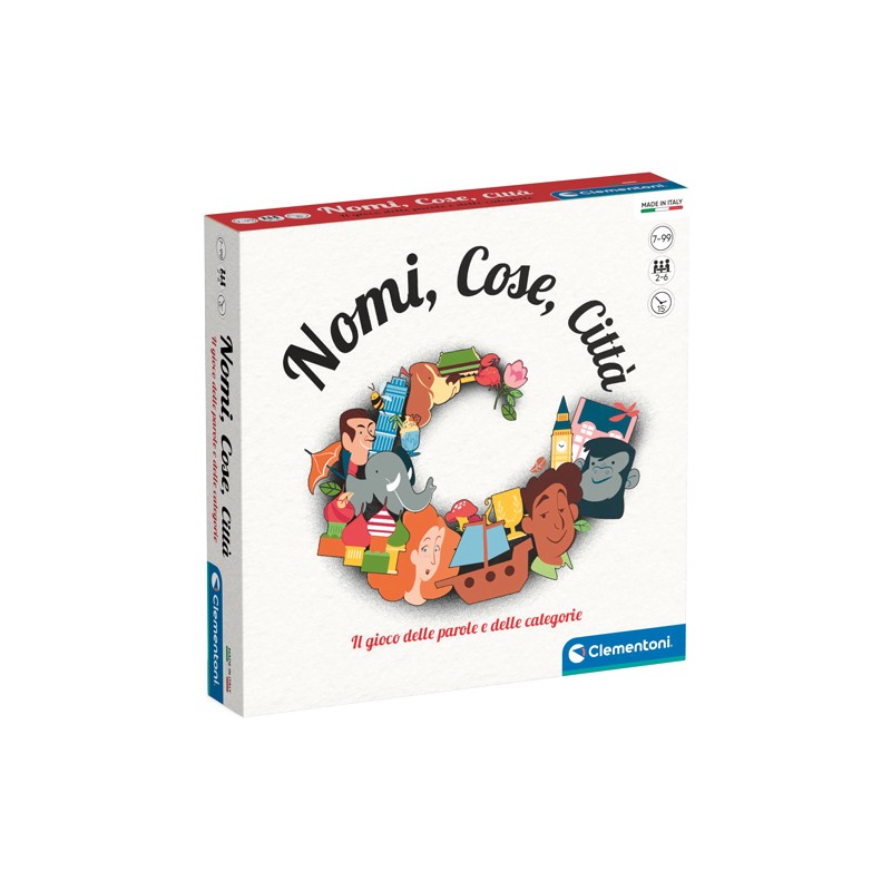 NOMI COSE CITTA GIOCO DA TAVOLO ITALIANO CLEMENTONI
