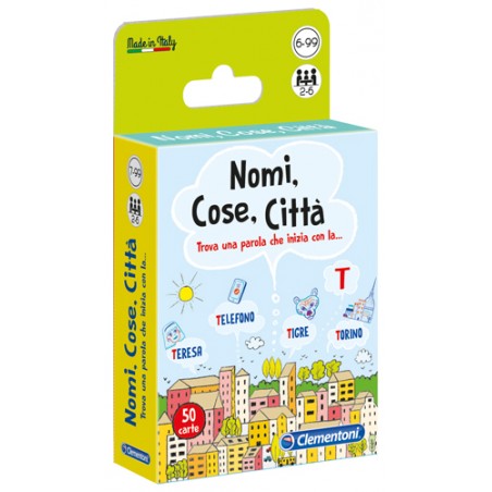 NOMI COSE CITTA TRAVEL EDITION GIOCO DA TAVOLO ITALIANO