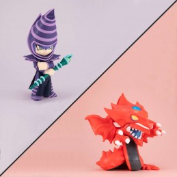 YU-GI-OH MEGATOON DARK MAGICIAN AND SLIFER WITH GIFT SET MINI FIGURE MEGAHOUSE