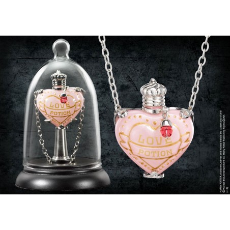 HARRY POTTER LOVE POTION PENDANT NECKLACE WITH DISPLAY