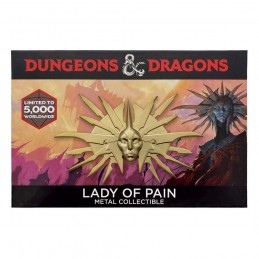 FANATTIK DUNGEONS AND DRAGONS LADY OF PAIN MEDALLION COLLECTIBLE REPLICA