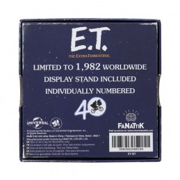 E.T. L'EXTRATERRESTRE 40TH ANNIVERSARY MEDALLION FANATTIK