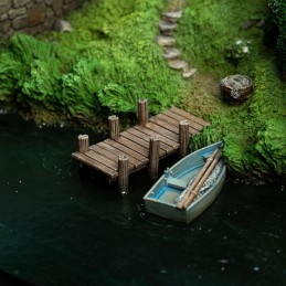 LO HOBBIT HOBBITON MILL AND BRIDGE DIORAMA WETA