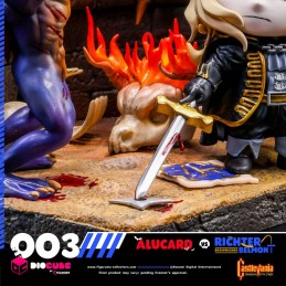 FIGURAMA COLLECTORS CASTLEVANIA ALUCARD VS RICHTER BELMONT DIORAMA DIOCUBE FIGURE