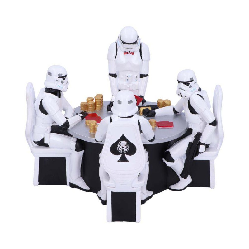 STAR WARS STORMTROOPER POKER FACE STATUA FIGURE NEMESIS NOW