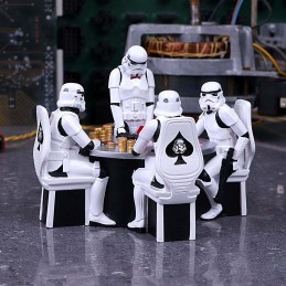 STAR WARS STORMTROOPER POKER FACE STATUA FIGURE NEMESIS NOW