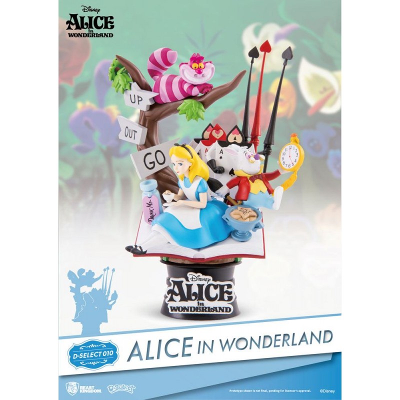 BEAST KINGDOM D-SELECT 010 ALICE IN WONDERLAND STATUE FIGURE DIORAMA BEAST KINGDOM D-SELECT 010 ALICE IN WONDERLAND STATUE FIGURE DIORAMA