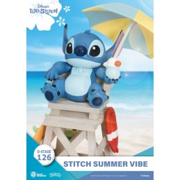 D-STAGE LILO AND STITCH DS-126 STITCH SUMMER VIBE STATUA FIGURE DIORAMA BEAST KINGDOM