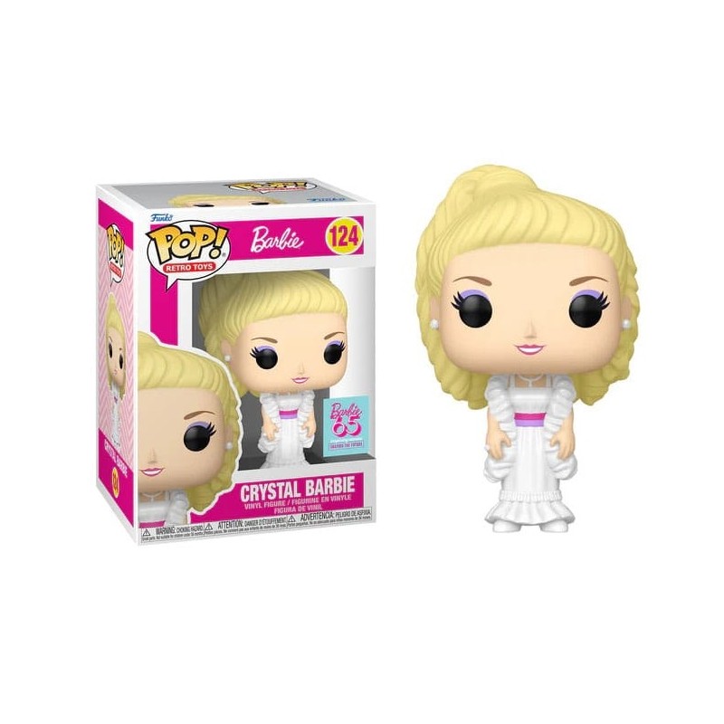 FUNKO POP! BARBIE CRYSTAL BARBIE BOBBLE HEAD FIGURE FUNKO