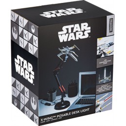 STAR WARS X-WING POSABLE DESK LAMP LAMPADA DA TAVOLO PALADONE PRODUCTS