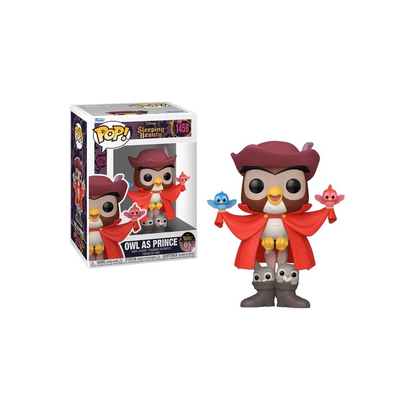 FUNKO POP! LA BELLA ADDORMENTATA NEL BOSCO 65th OWL AS PRINCE BOBBLE HEAD KNOCKER FIGURE FUNKO