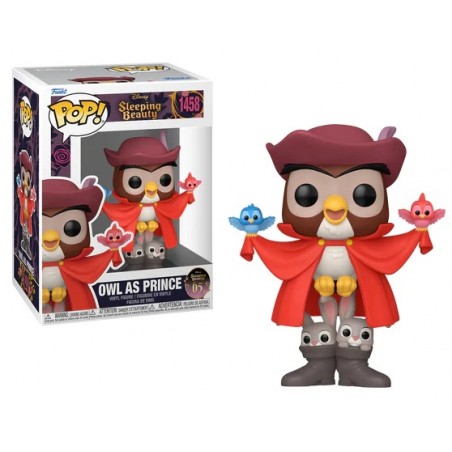 FUNKO POP! LA BELLA ADDORMENTATA NEL BOSCO 65th OWL AS PRINCE BOBBLE HEAD KNOCKER FIGURE